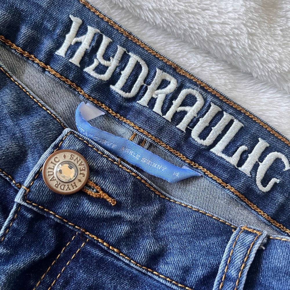 Hydraulic Blue Ankle Jeans